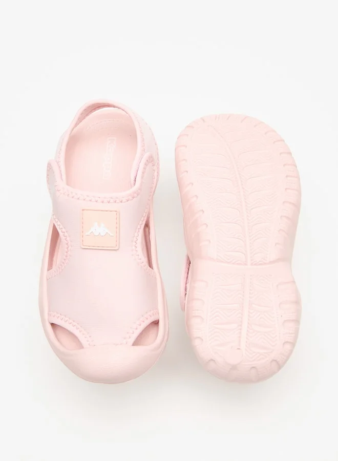 كابا Girl's Textured Floaters with Hook and Loop Closure