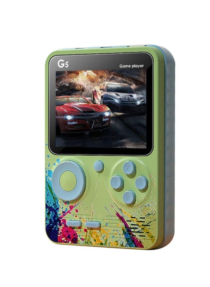 Retro Mini Handheld G5 Game Console Matcha Green - Image 1