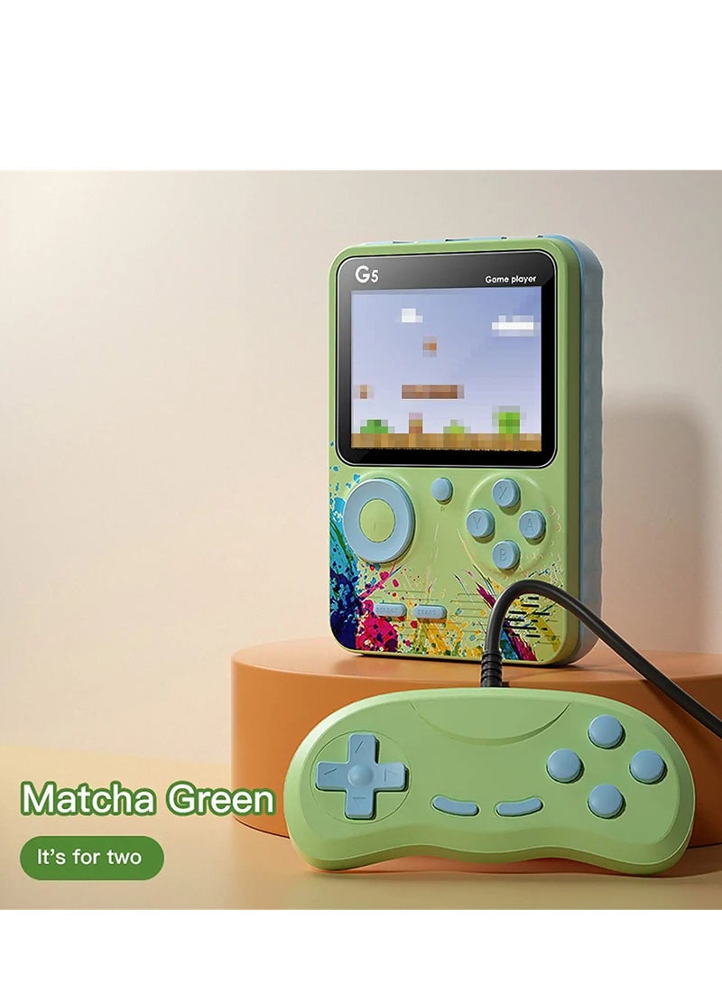 Retro Mini Handheld G5 Game Console Matcha Green - Image 2