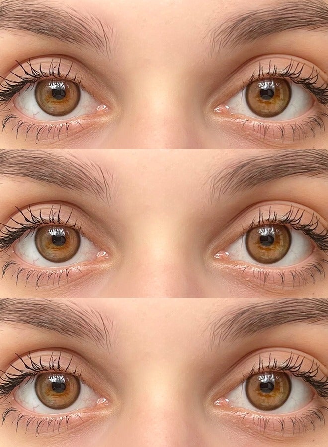 Freshlady Colored Contact Lenses Lamp Coffee 14.20mm Yearly Disposable for Daily Wear - Image 5