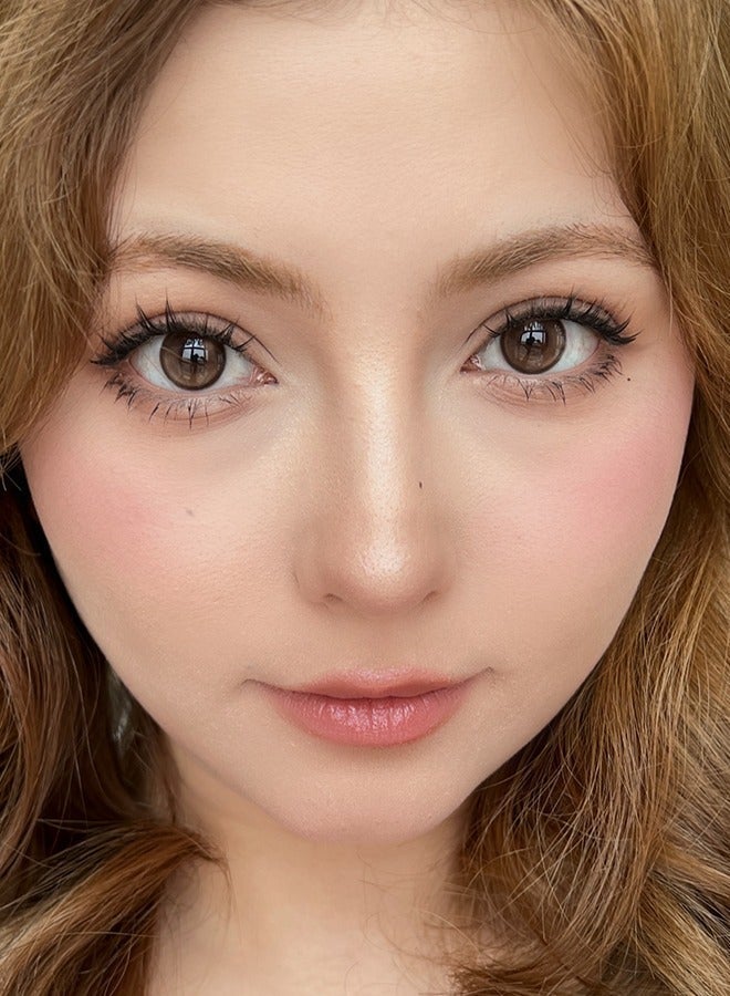FreshLady Natural Brown Contact Lenses – Big Eye Effect, Soft Cosmetic Lenses for Unisex, Fashion Daily Wear, Yearly Disposable - Image 4