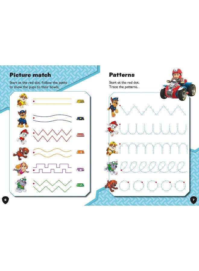Paw Patrol First Writing Activity Book: Get ready for school with Paw Patrol - Image 4