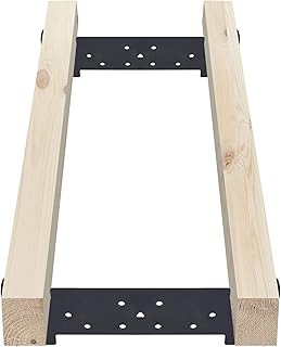 Touri Touri Chainsaw Mill Rail Guide Metal Bracket Logging Tools Used with Saw Mill (Lumber not Included), A Pair  - Image 1