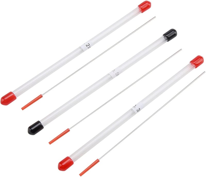 Durable versatile substance 3 Piece Airbrush Needle Replacement Set, Copper Plating Needles for Old Airbrush, Includes Storage Container, Airbrush Replacement Accessories Easy store & transit build - Image 2