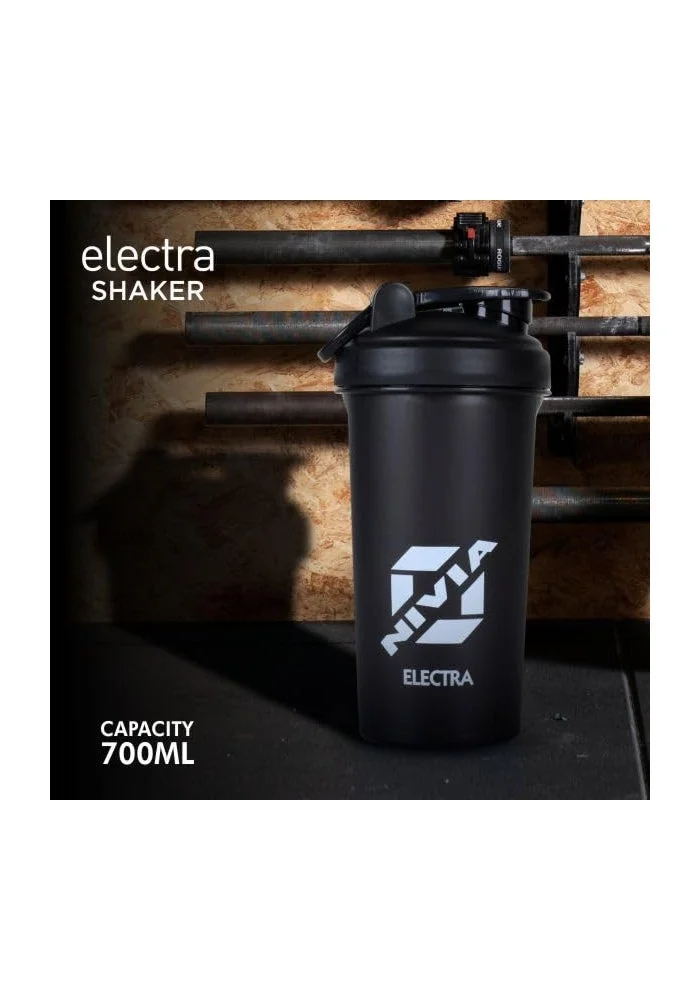 نيفيا Nivia Electra Sports Shaker - 700ML, BPA Free, Leakproof, Ideal for Gym and Running