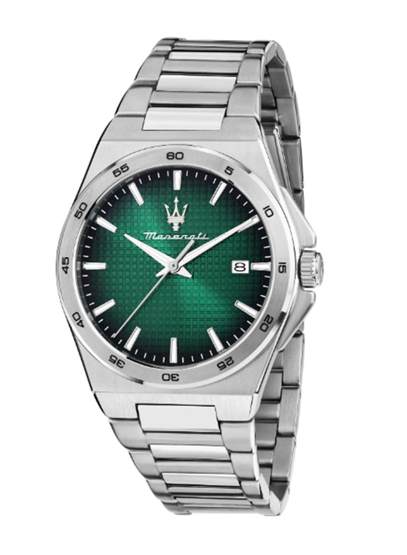 Maserati Men's Green Multi Finishing Dial Stainless Steel Watch - 40MM - R8853153003 - Image 1