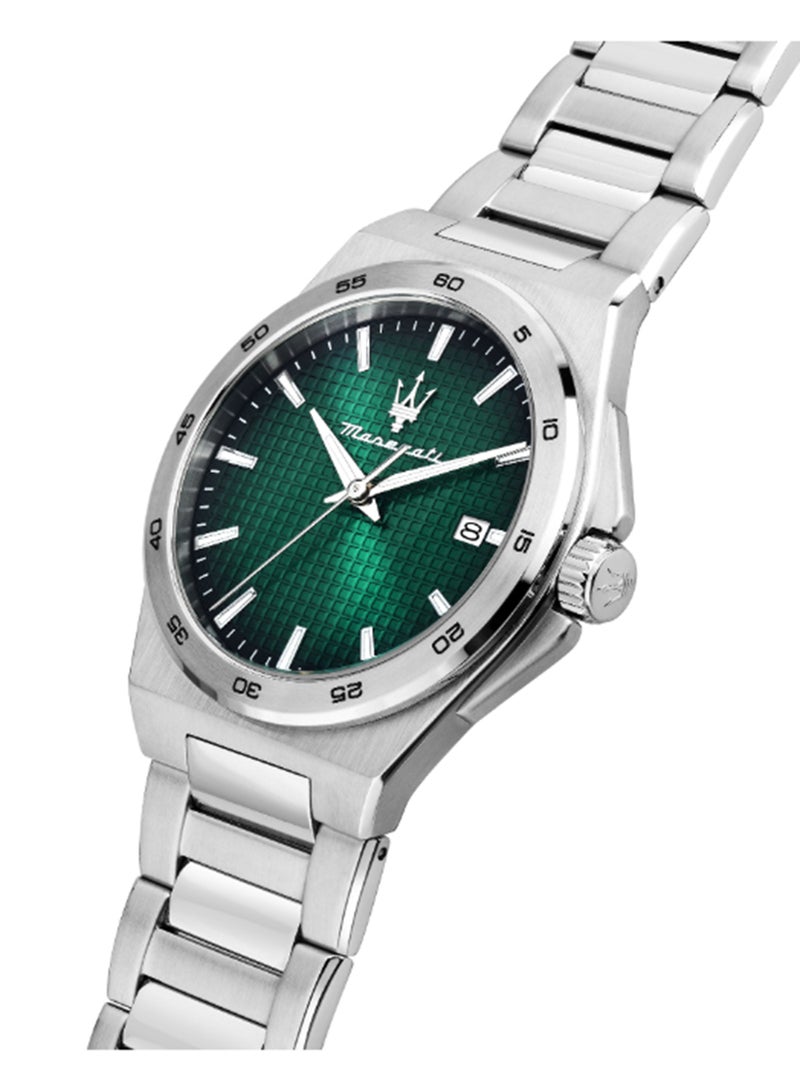 Maserati Men's Green Multi Finishing Dial Stainless Steel Watch - 40MM - R8853153003 - Image 5