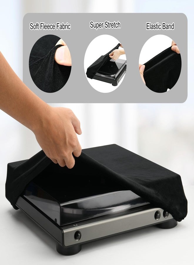 TXEsign Dust Cover Compatible with Audio-Technica AT-LP60XBT and AT-LP60X Turntable, Stretch Dust Case Protective Case Turntable Protective Cover Soft Sleeve with Elastic Band - Image 3