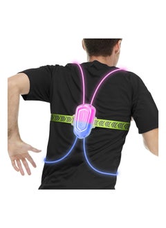 Generic LED Reflective Running Vest with Front Light - High Visibility, Lightweight, Anti-Slip Safety Gear for Outdoor Sports. Rechargeable Light, Available in Multiple Colors for Any Outfit.  - Image 1