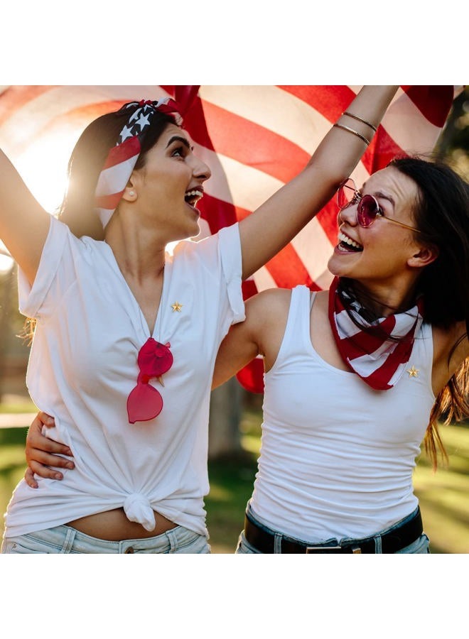 Kenning 60 Pieces Lapel Pin Veterans Day Star Pins for Backpacks, Star Badge Military Award Pins Labor Day 4th of July Memorial Day Stars Brooches(Gold) - Image 2