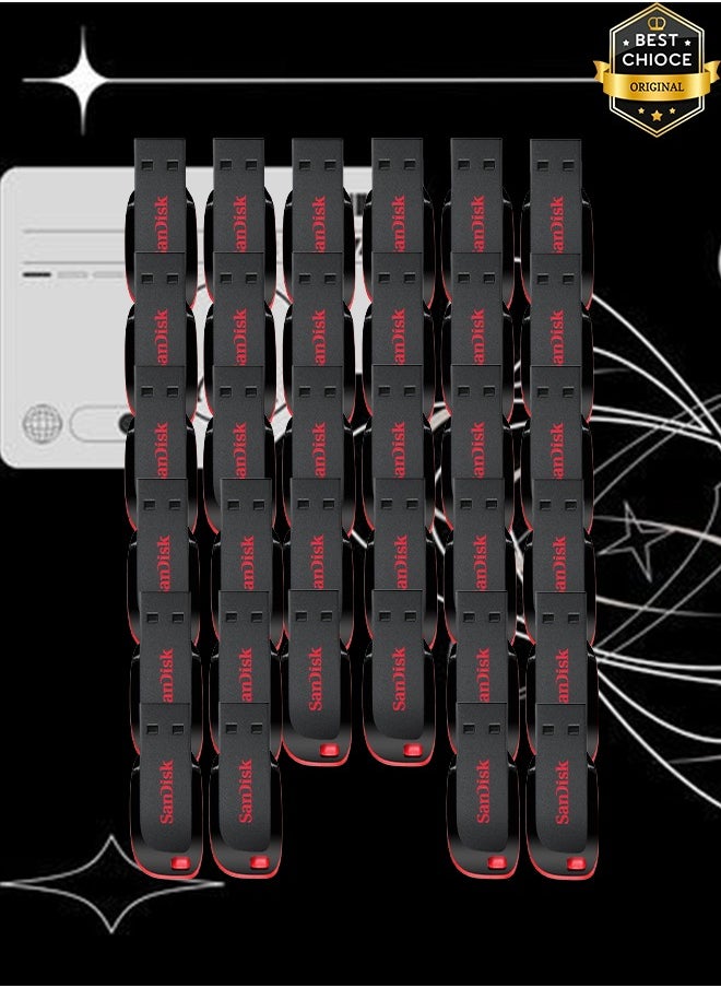 Sandisk 32 Pieces SanDisk Curzer Blade USB 2.0 Flash Drive 32GB  - Image 1