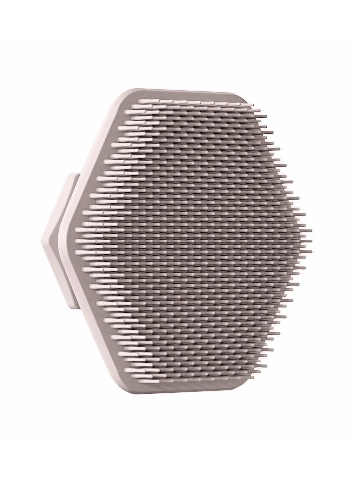 Generic Face Scrubber, Silicone Face Scrubber for Men, Gentle Exfoliator Pad & Massager, Facial Cleansing/Wash Brush - Removes Dead & Dry Skin（Brown）  - Image 1