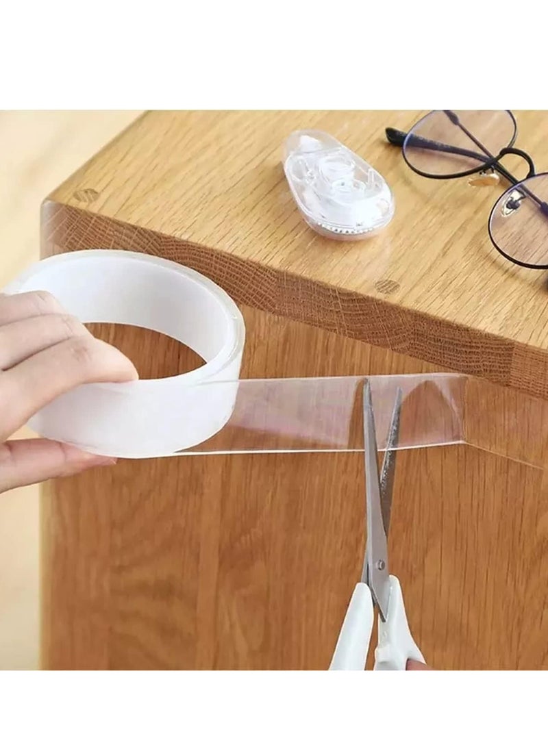 Generic Magic Adhesive Tape Washable Waterproof Double Sided Mounting Transparent Acrylic  - Image 3