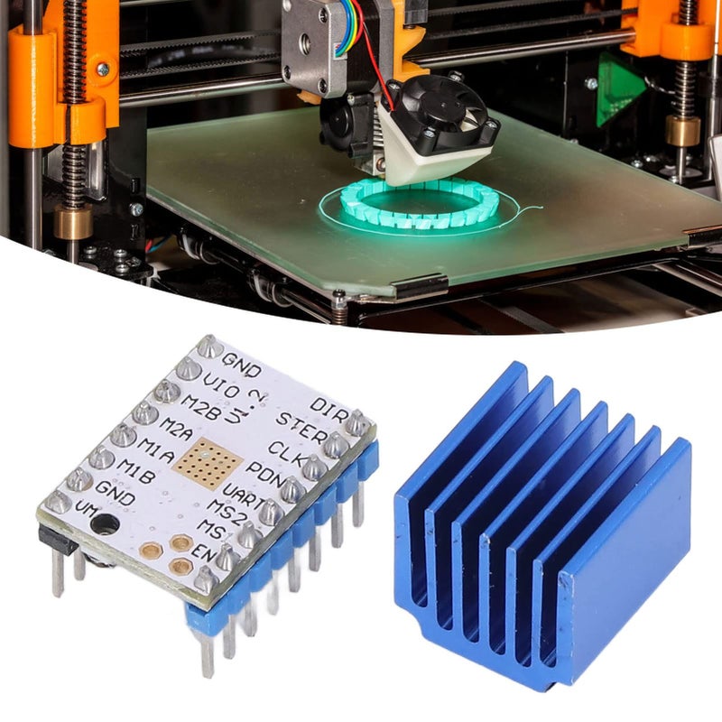 TMC2208 V1 2 وحدة قيادة محرك السائر عالية الكفاءة بلاستيك 1 4A لـ CNC طابعة ثلاثية الأبعاد - Image 4