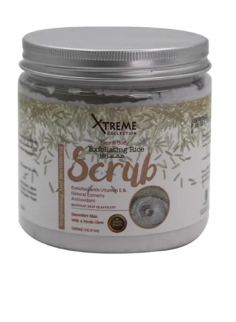 XTREME Exfoliating Rice Scrub Face And Body 500 ml