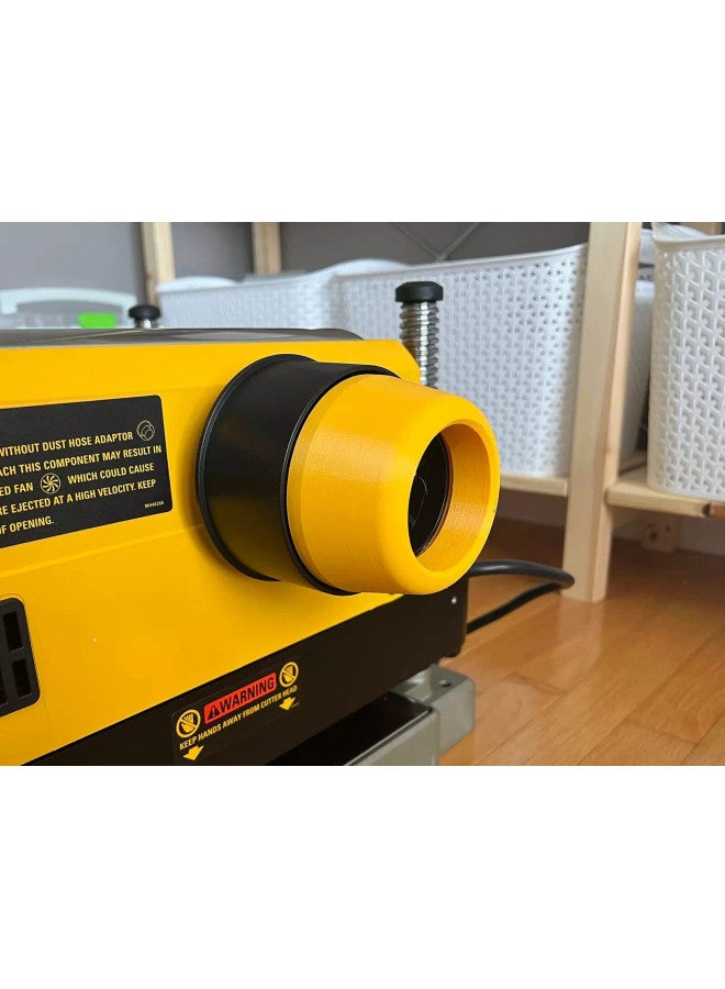 ToolCurve 2 1/2 Hose Adapter Compatible with Dewalt DW735 & DW735x Planer - Made in USA! - Image 1