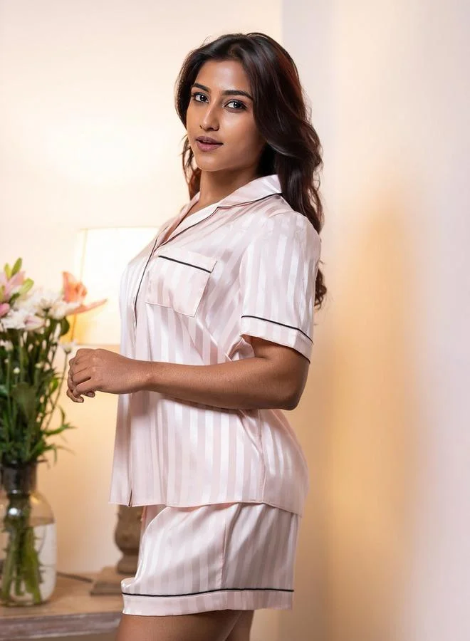 Aadaraya Aadaraya Short Set Shirt & Shorts