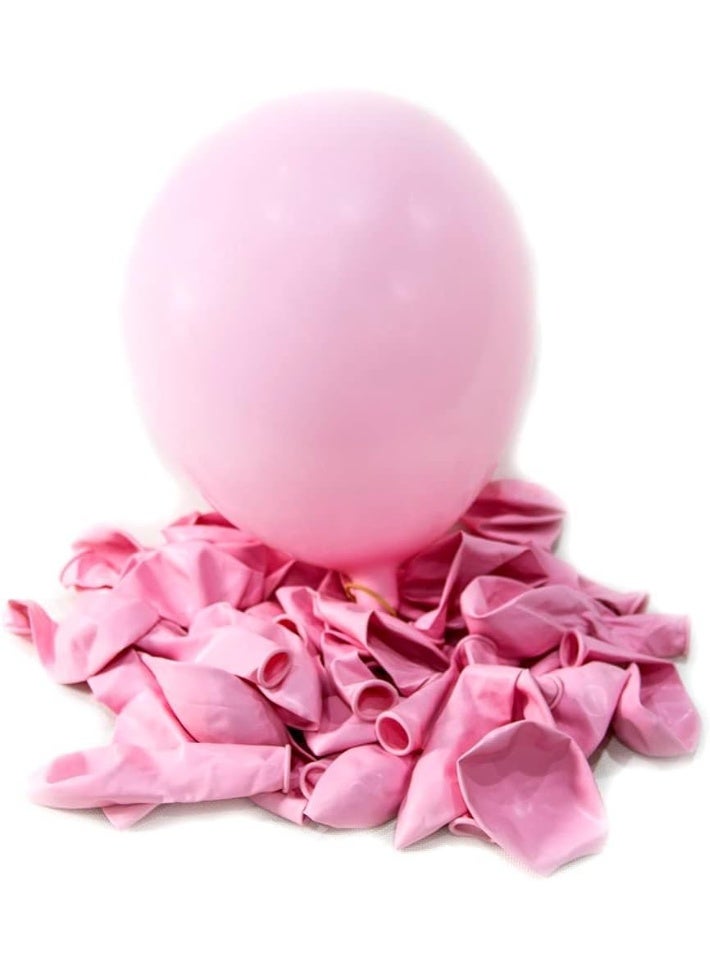 بالونات لاتكس باستيل مقاس 12 بوصة، عبوة من 40 قطعة، بالونات ماكارون لحفلات استقبال المولود الجديد، وحفلات الزفاف، وأعياد الميلاد - وردي - Image 2
