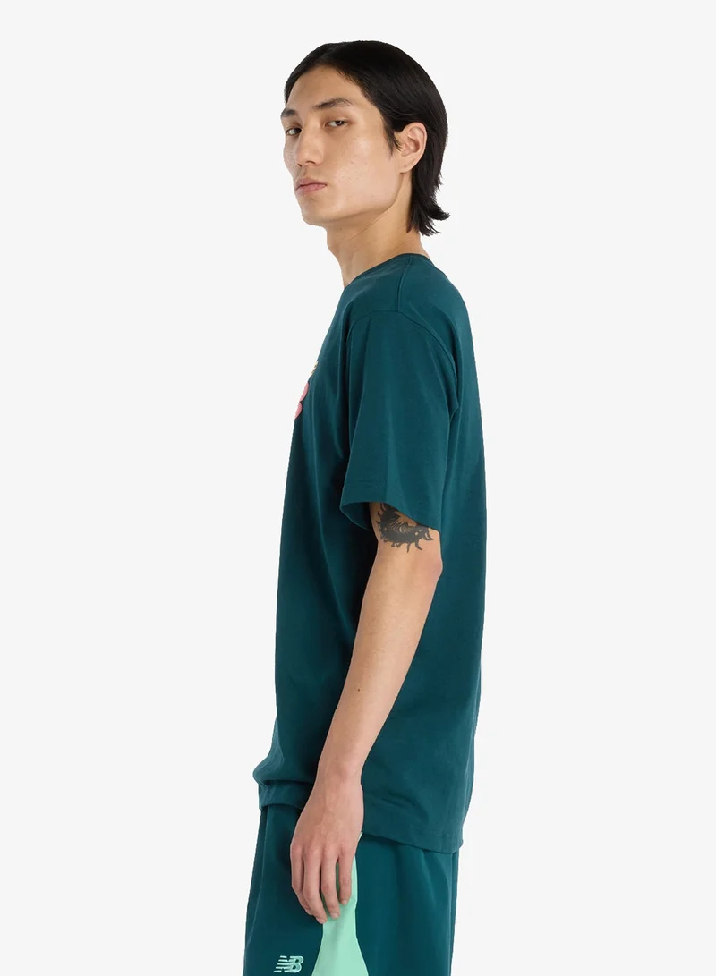 New Balance  Athletics Relaxed Premium Chest Logo T-Shirt for Men | Best Price UAE