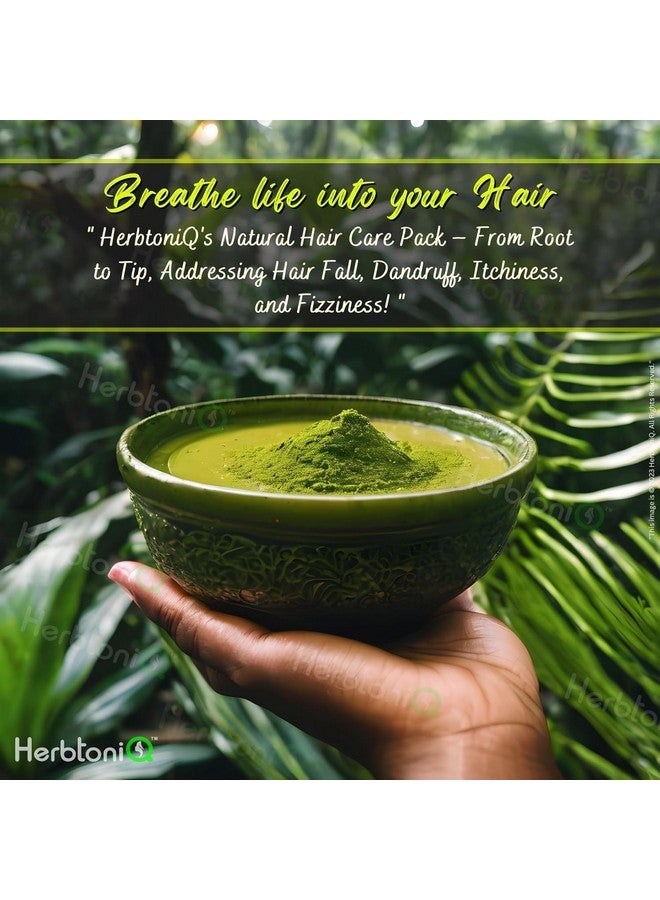 Herbtoniq Herbal Hair Pack Powders - Natural & Organic | Hair Growth, Dandruff Control, Thinning Hair | Combo Pack Of 15 Herbal Powders 40G Each | 600G Total - Image 3