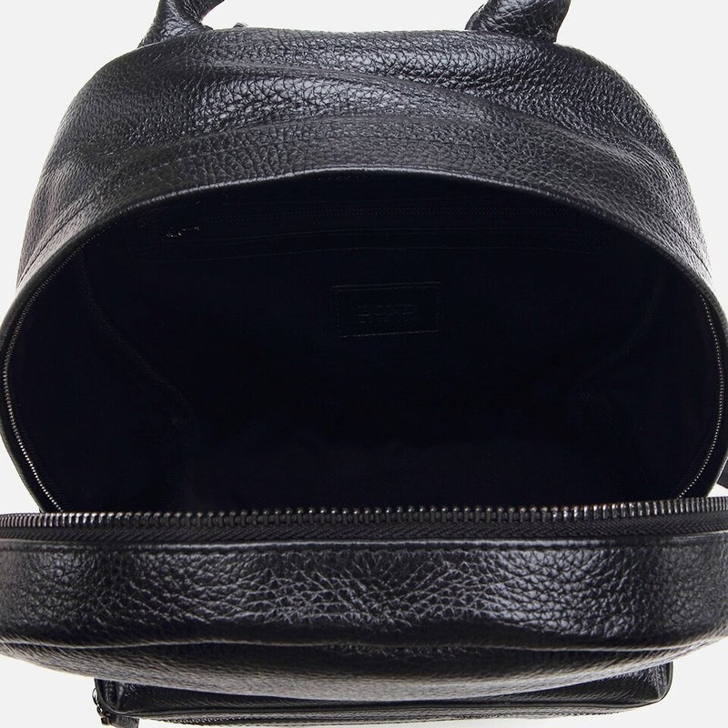 Hotiç 04CAH272980A100 Genuine Leather Black Men's Backpack  - Image 5