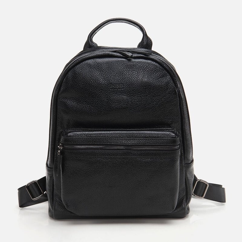 Hotiç 04CAH272980A100 Genuine Leather Black Men's Backpack  - Image 1