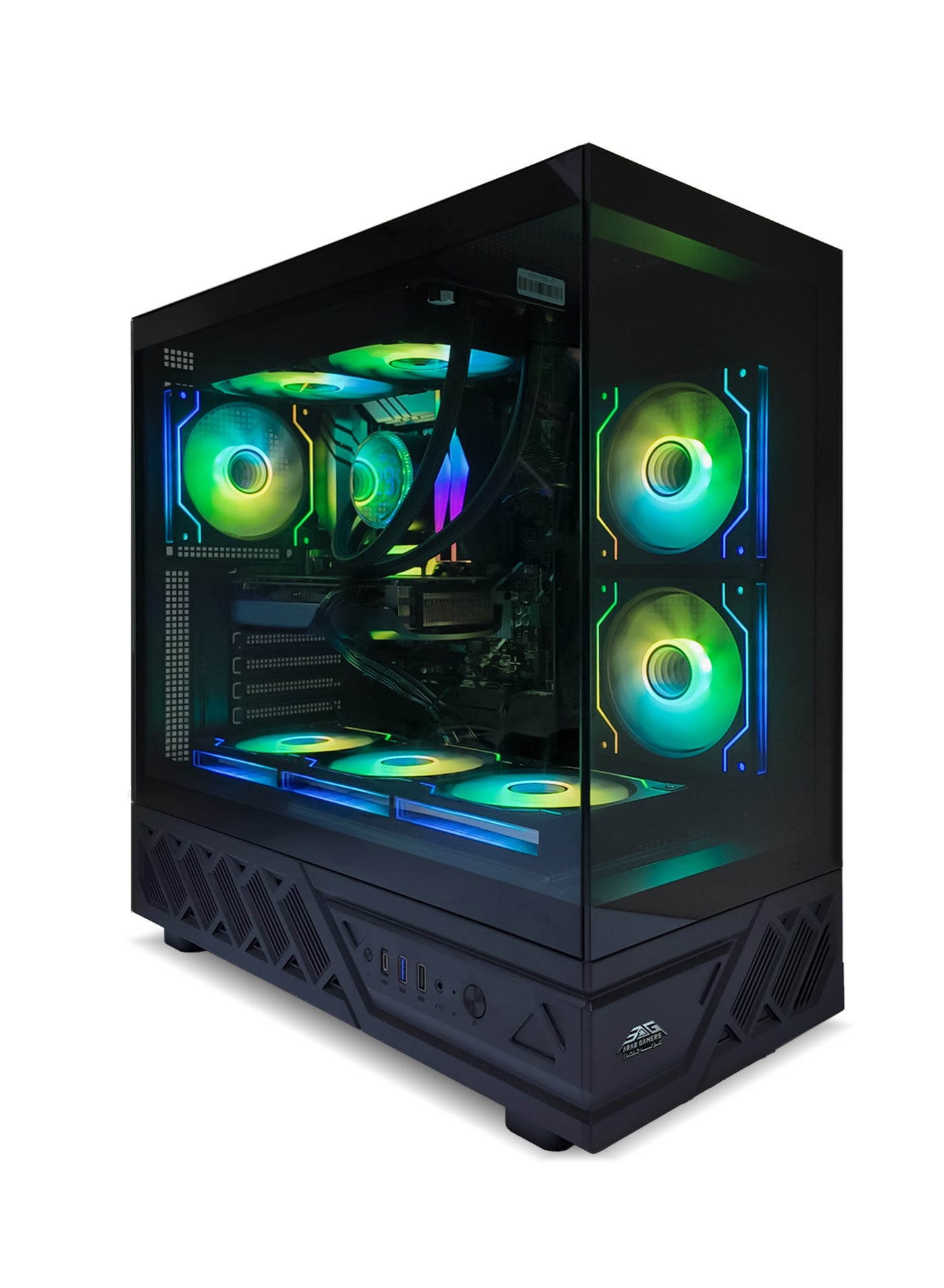 Gaming Pc, Ryzen 9 9950X3D| RTX 5070 12GB| 32GB DDR5 6000MHz RAM| 2TB NVMe SSD| Liquid Cooler 240mm |Windows 11 Pro| RGB Gaming Case Black