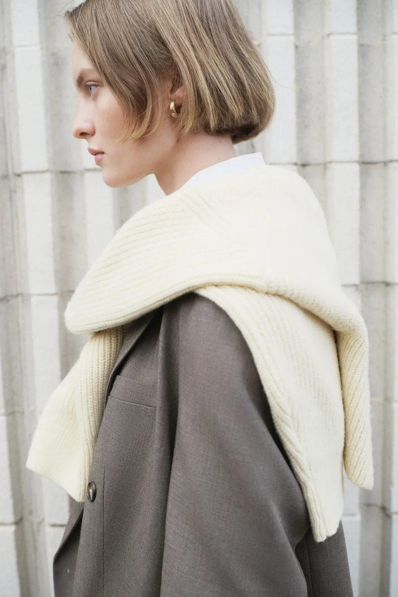 اتش اند ام بليزر بصف مزدوج من الأزرار