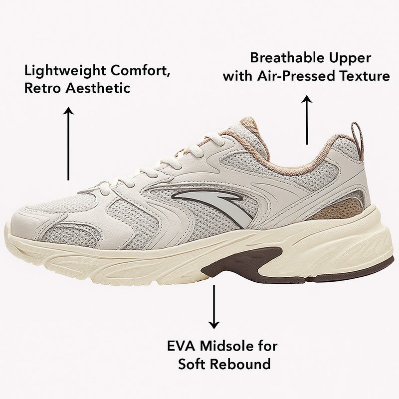 ANTA OG800 Retro Breeze Sneakers | Women’s Breathable Mesh Sport-Inspired Lifestyle Shoes - Image 1