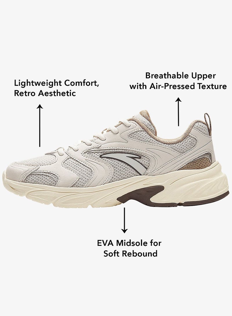 انتا أحذية رياضية  ريترو بريز للنساء شبكية مسامية مستوحاة من الرياضة - Image 2