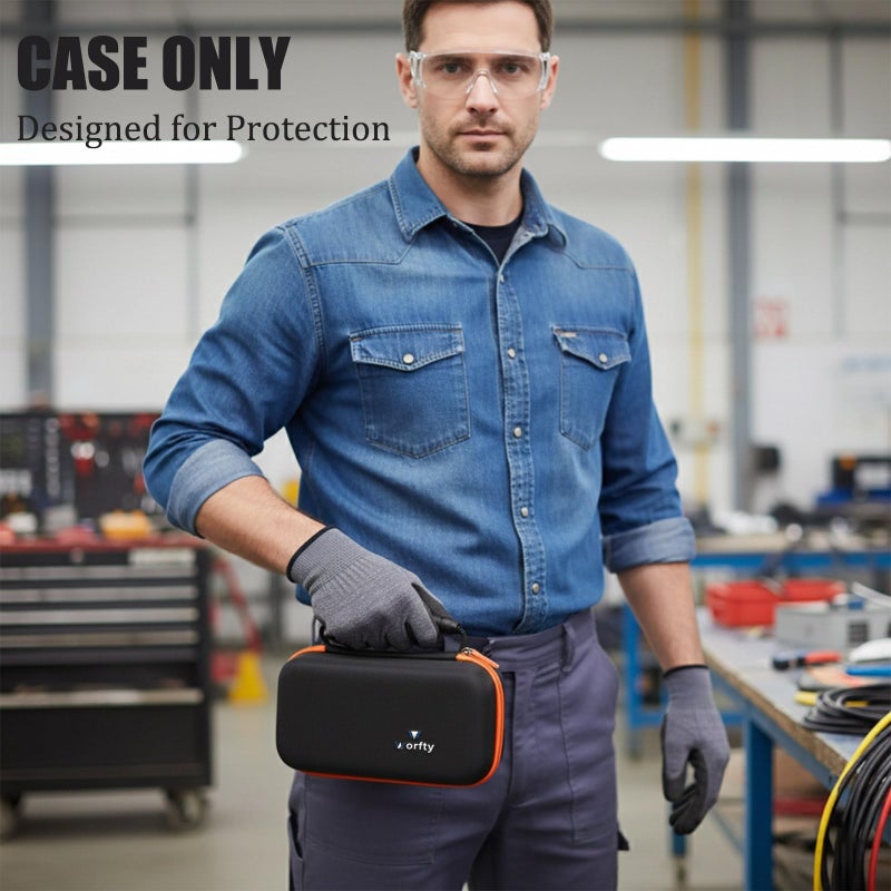 worfty Hard Multimeter Case for Klein MM325/MM420/MM400/MM300/Fluke 117/Fluke 115, Portable Bag for ET140/80023P(Case Only) - Image 5