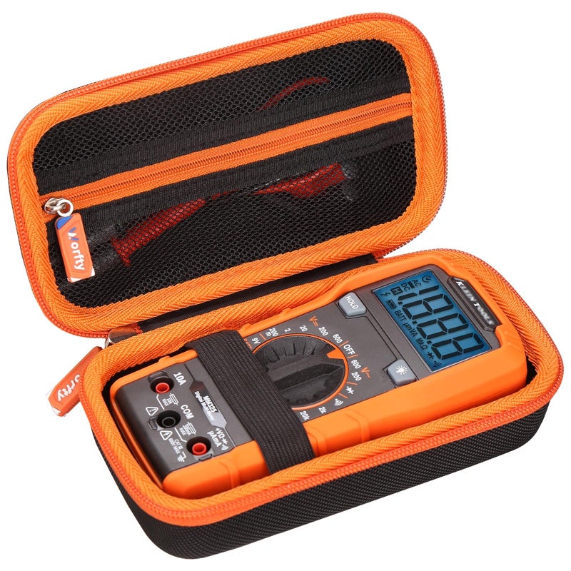 worfty Hard Multimeter Case for Klein MM325/MM420/MM400/MM300/Fluke 117/Fluke 115, Portable Bag for ET140/80023P(Case Only) - Image 1