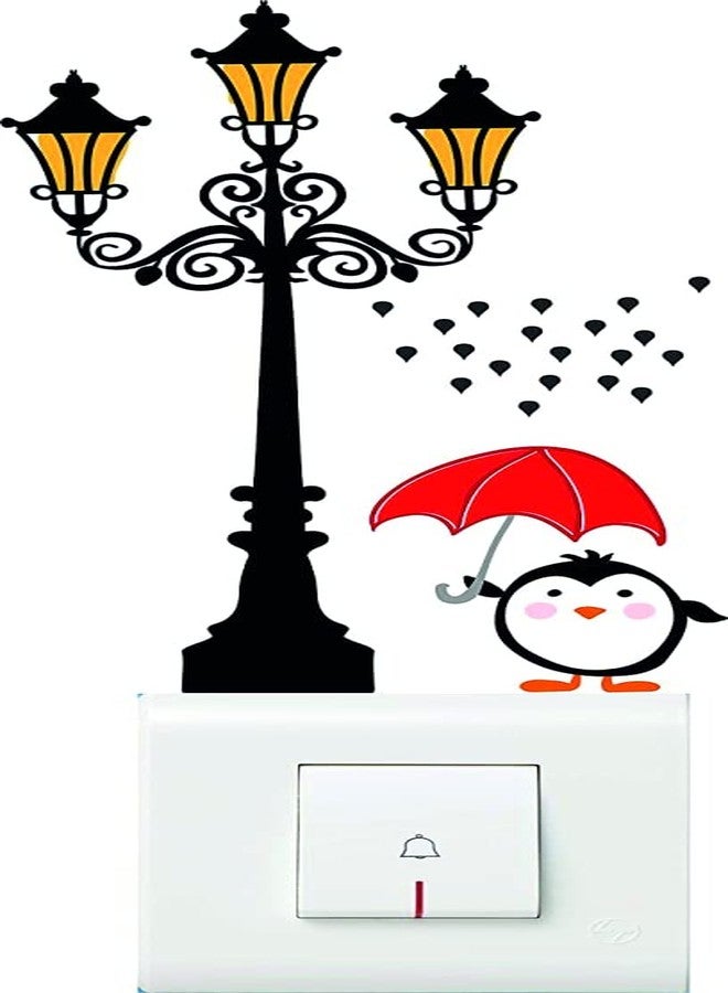 Techgifti ملصق حائط من مادة البولي فينيل كلوريد من تيك جيفتي، بتصميم سيدة راقصة وبوه، مناسب لغرفة الأطفال، وديكور جداري، وملصق للثلاجة - عبوة من 5 قطع - Image 4