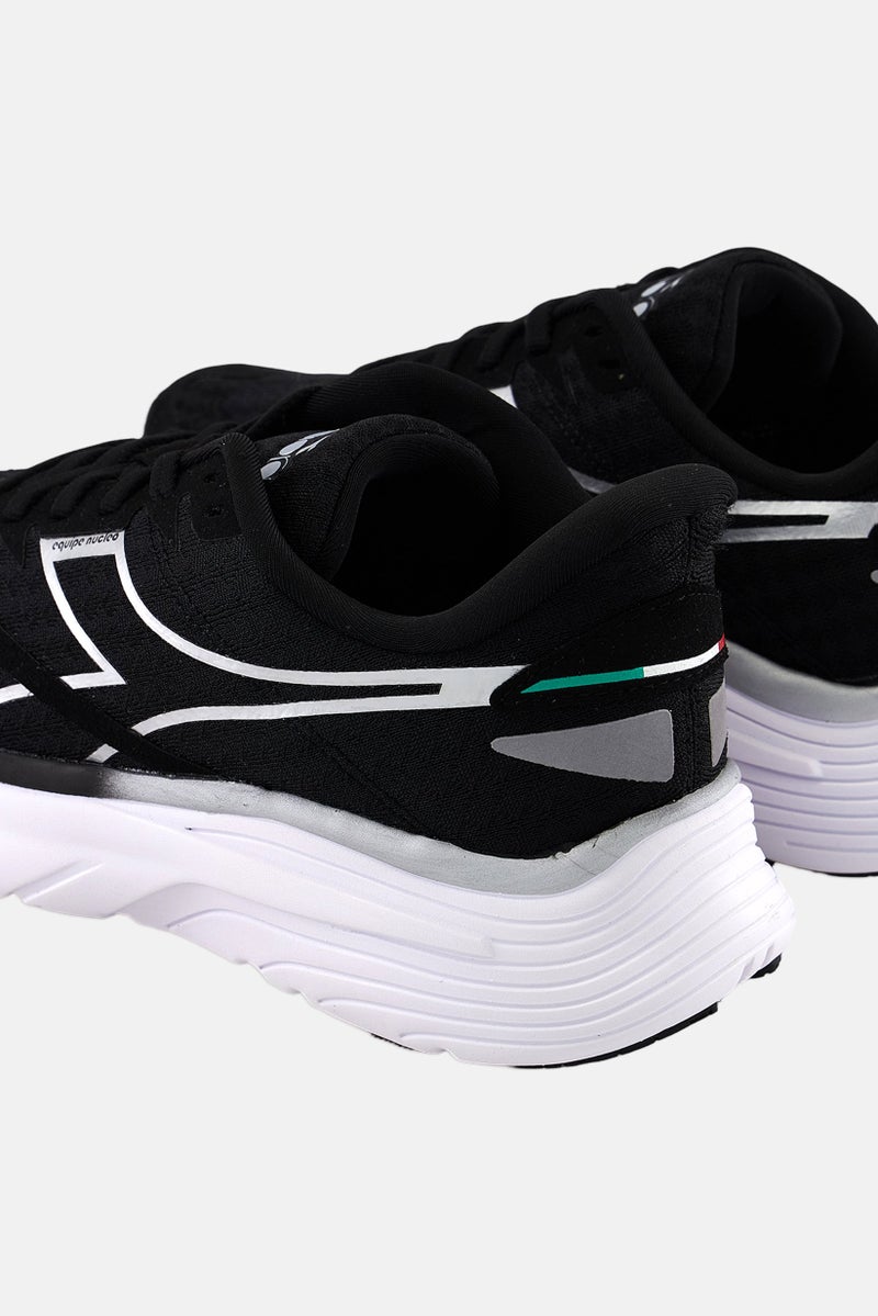 DIADORA Kids Girl Equipe Nucleo Wide Lace Up Shoes, Black - Image 3