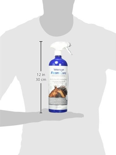 Vetericyn FoamCare Medicated Horse Shampoo | Sprayable Equine Shampoo with Ketoconazole for Healing Relief from Itchy Skin, Fungal Issues, Ring Worm, and More. 32 fl oz. - Image 3