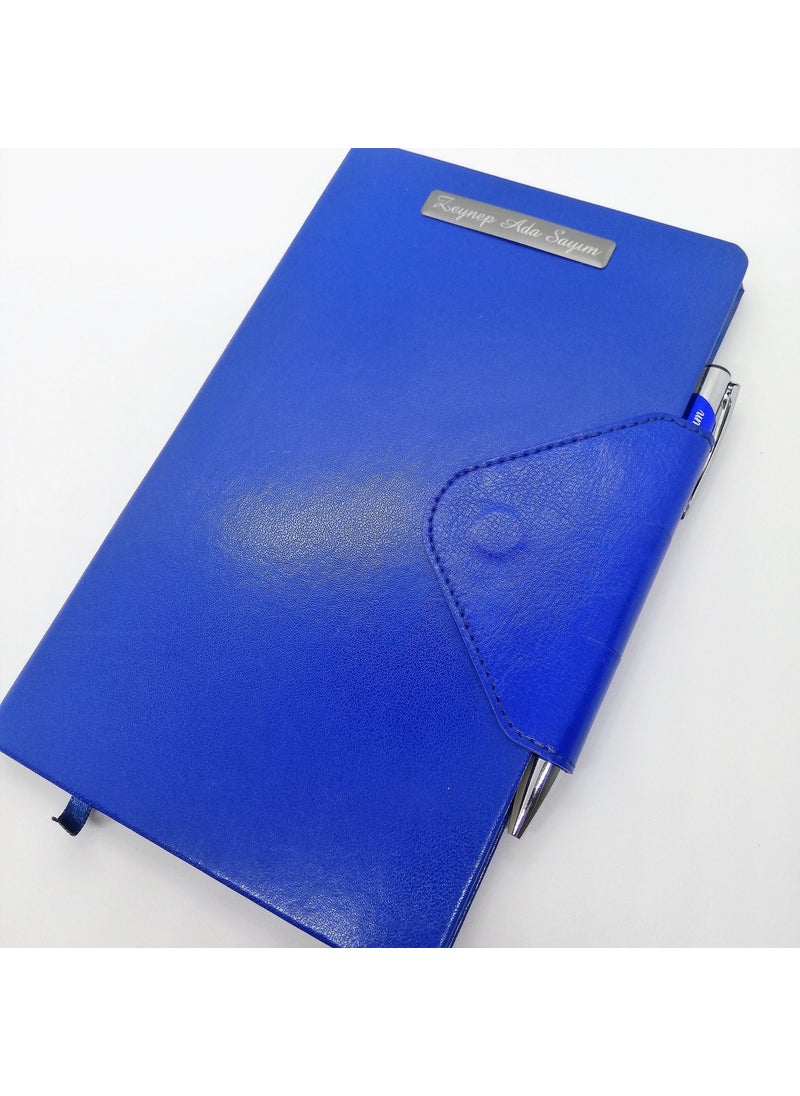 Ada Lazer - Personalized Binding Cloth Notepad and Pen Set - Image 1