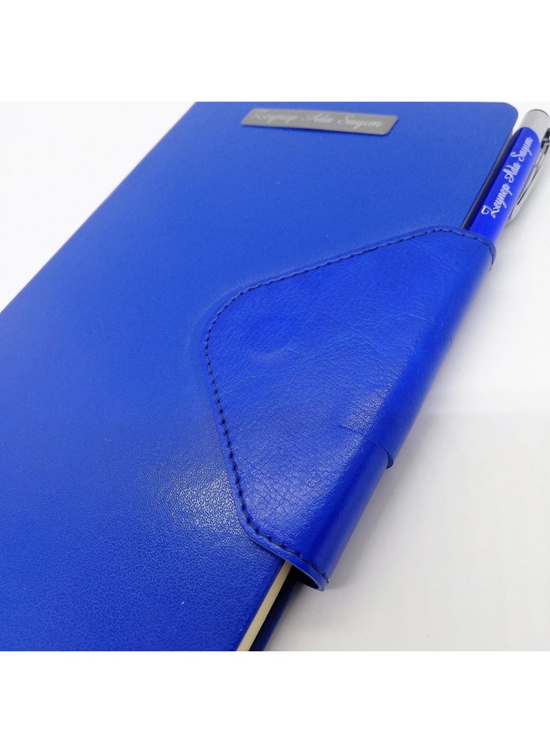 Ada Lazer - Personalized Binding Cloth Notepad and Pen Set - Image 1