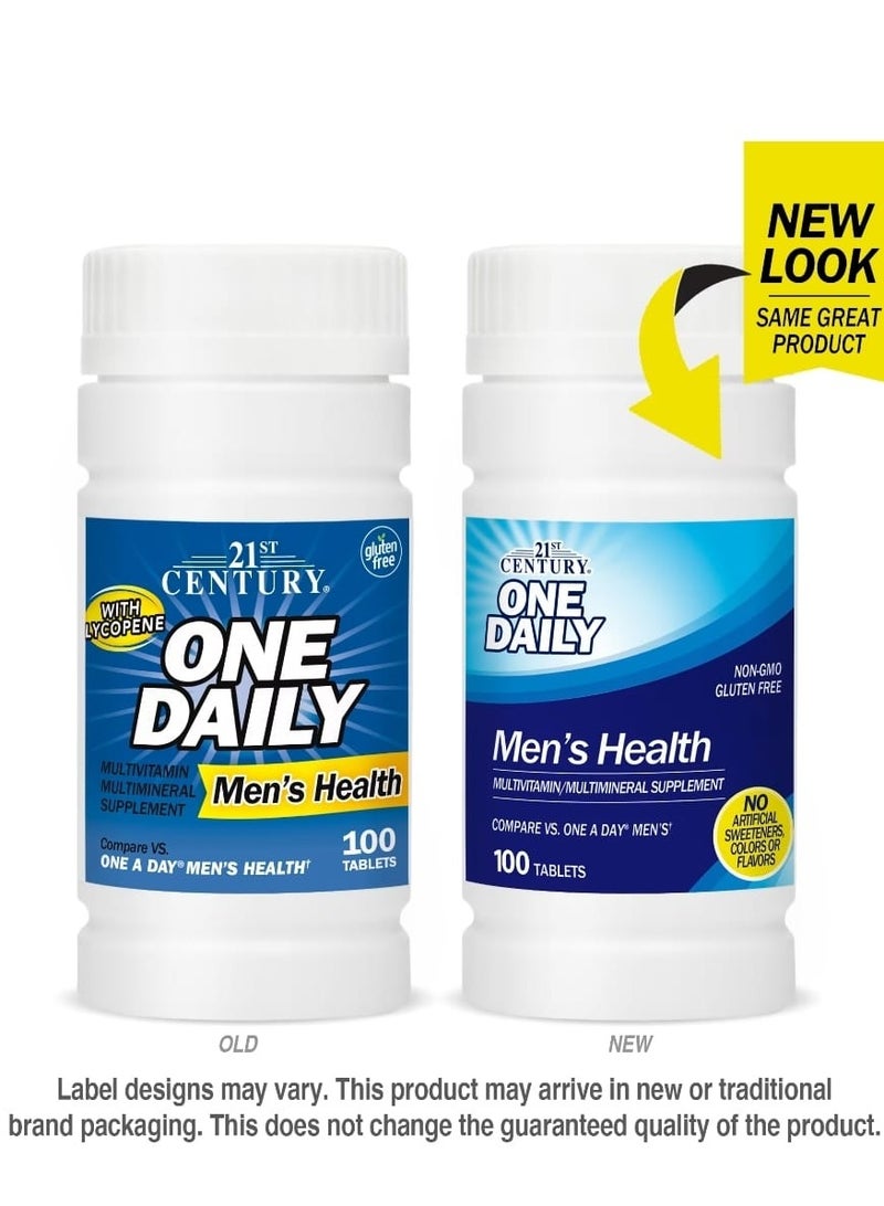 21st Century One Daily Men's Health 100 Tablets - Image 1