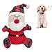 YUEPET Christmas Dog Squeaky Toys Plush Dog Toys for Cleaning Teeth Funny Santa Interactive Dog Toys Suitable for Puppies Small Medium Dogs - Image 3