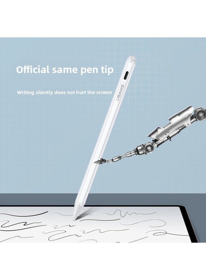 Yosheng US-ZB135 Tablet Capacitive Notebook Touch Screen Pen Magnetic Absorption Handwriting Tilt Pressure Sense Drawing Handwriting Pen-Color:White  - Image 5