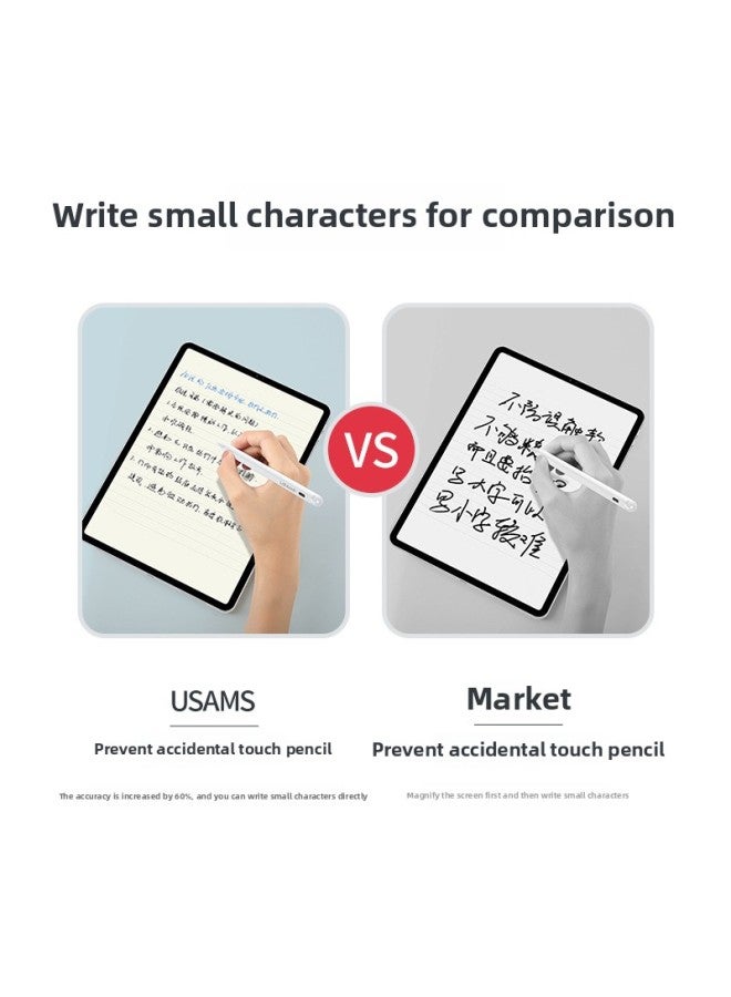Yosheng US-ZB135 Tablet Capacitive Notebook Touch Screen Pen Magnetic Absorption Handwriting Tilt Pressure Sense Drawing Handwriting Pen-Color:White  - Image 3