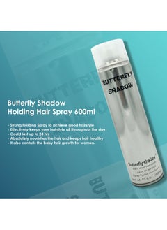 BUTTERFLY Butterfly Shadow Holding Hair Spray 600ml  - Image 2