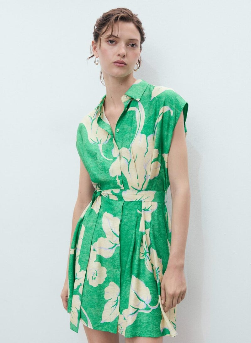 MANGO Floral Print Dress  - Image 3