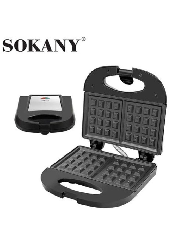 sokany Waffle Maker/Double Side Heating/Non-Stick Coating-700W (SK-08091)  - Image 3
