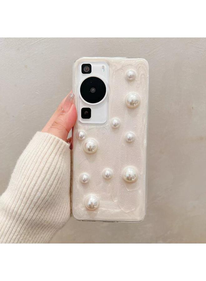 اس-توب جراب لهاتف Huawei P60 / P60 Pro، جراب هاتف TPU كريمي من Decoden Gum - Image 1