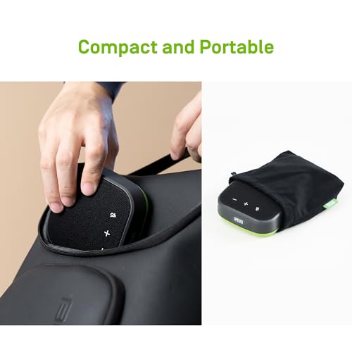 IPEVO VC-A10 USB Portable Speakerphone, Conferencing, Video Calls, Online Meetings, Hybrid Work, Meeting Rooms, Noise Reduction Microphone, 360° Voice Coverage, Easy Setup, Compatible with Teams, Zoom - Image 4