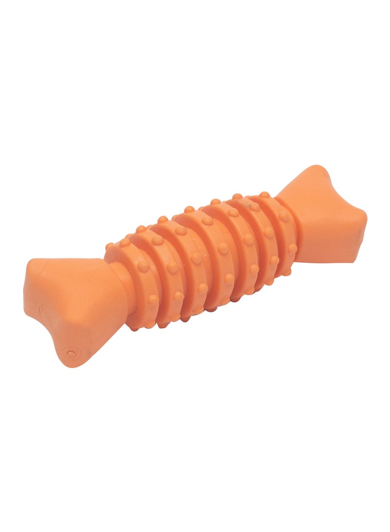 PL - لعبة مضغ العظام المضلعة - برتقالية