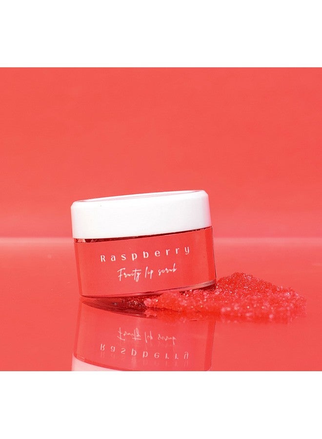 Mu M&U Raspberry Slush Fruity Lip Scrub | 100% Vegan Treats dark and dry lips Heal chapped lips For Men & Women - Image 3