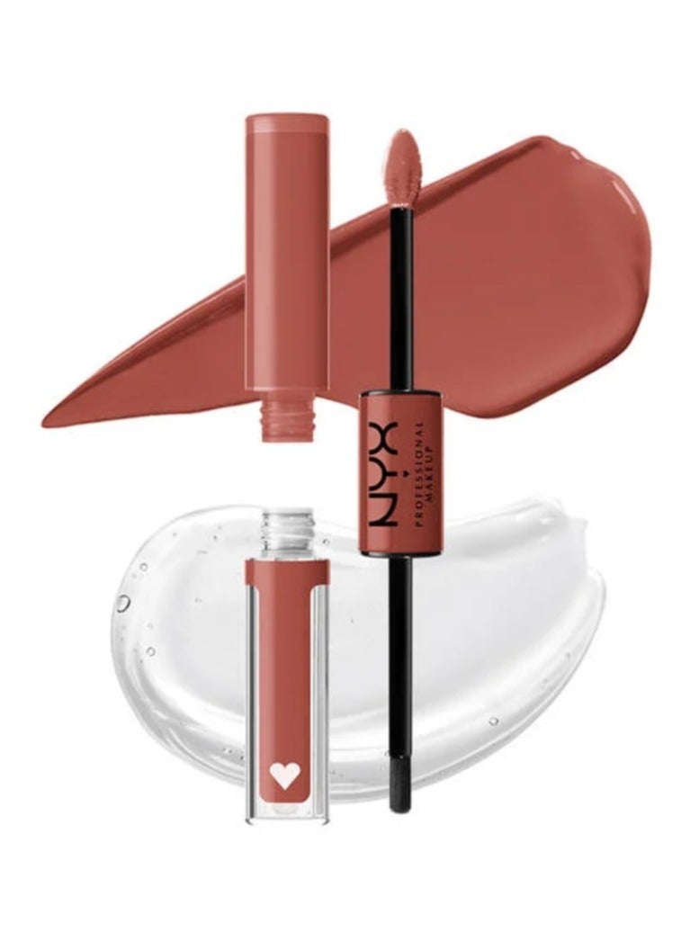 NYX PROFESSIONAL MAKEUP Shine Loud Lipstick with Clear Lip Gloss - Ambition Statement - Image 1