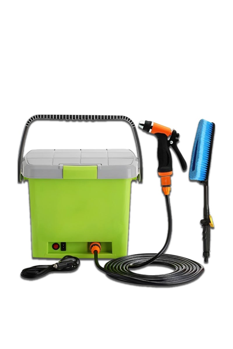 Portable Car Washer with 16L Tank – 40W Powerful Pump, 6m Hose & Storage Box - Image 1